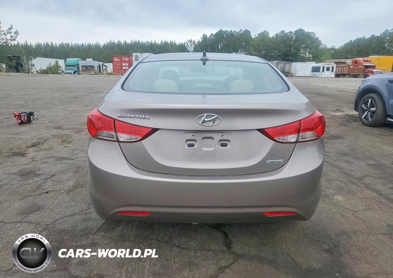 2012 Hyundai Elantra Limited VIN:5NPDH4AE6CH112692 - 6