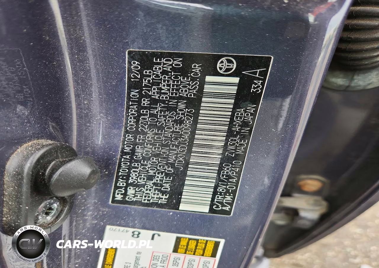 2010 Toyota Prius Ii VIN:JTDKN3DU3A0098273 - 12
