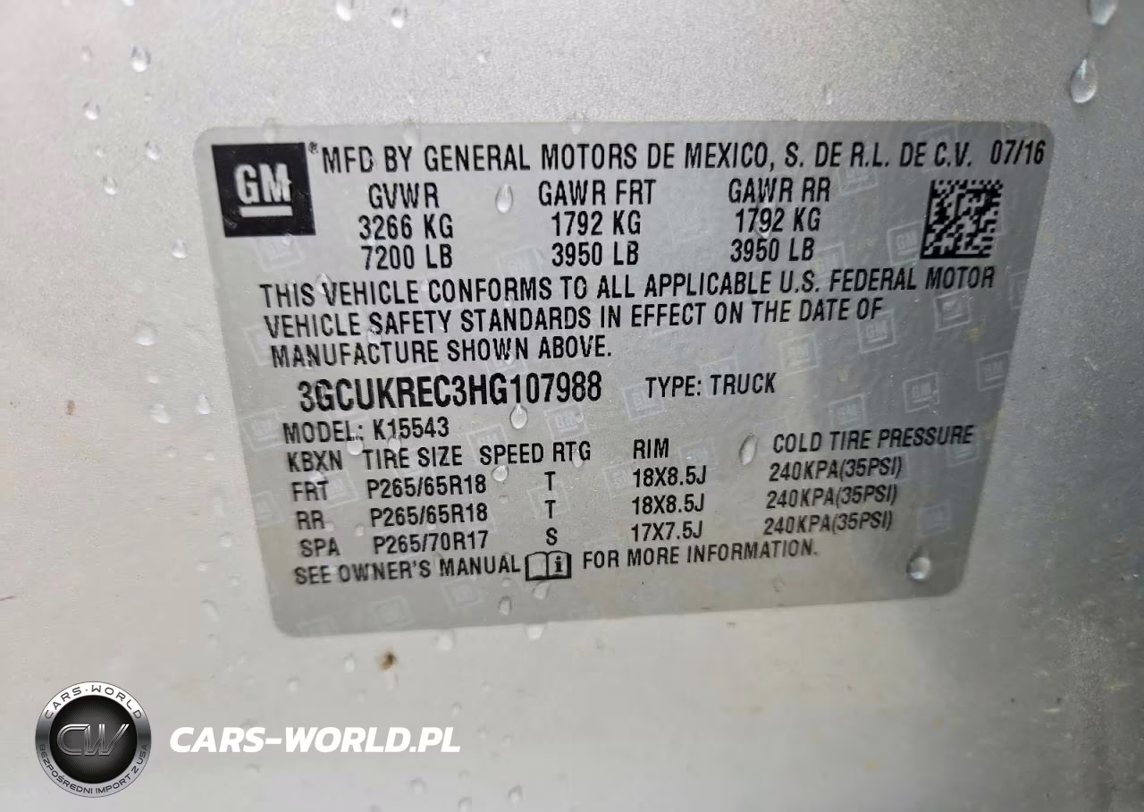 2017 Chevrolet Silverado K1500 Lt VIN:3GCUKREC3HG107988 - 12