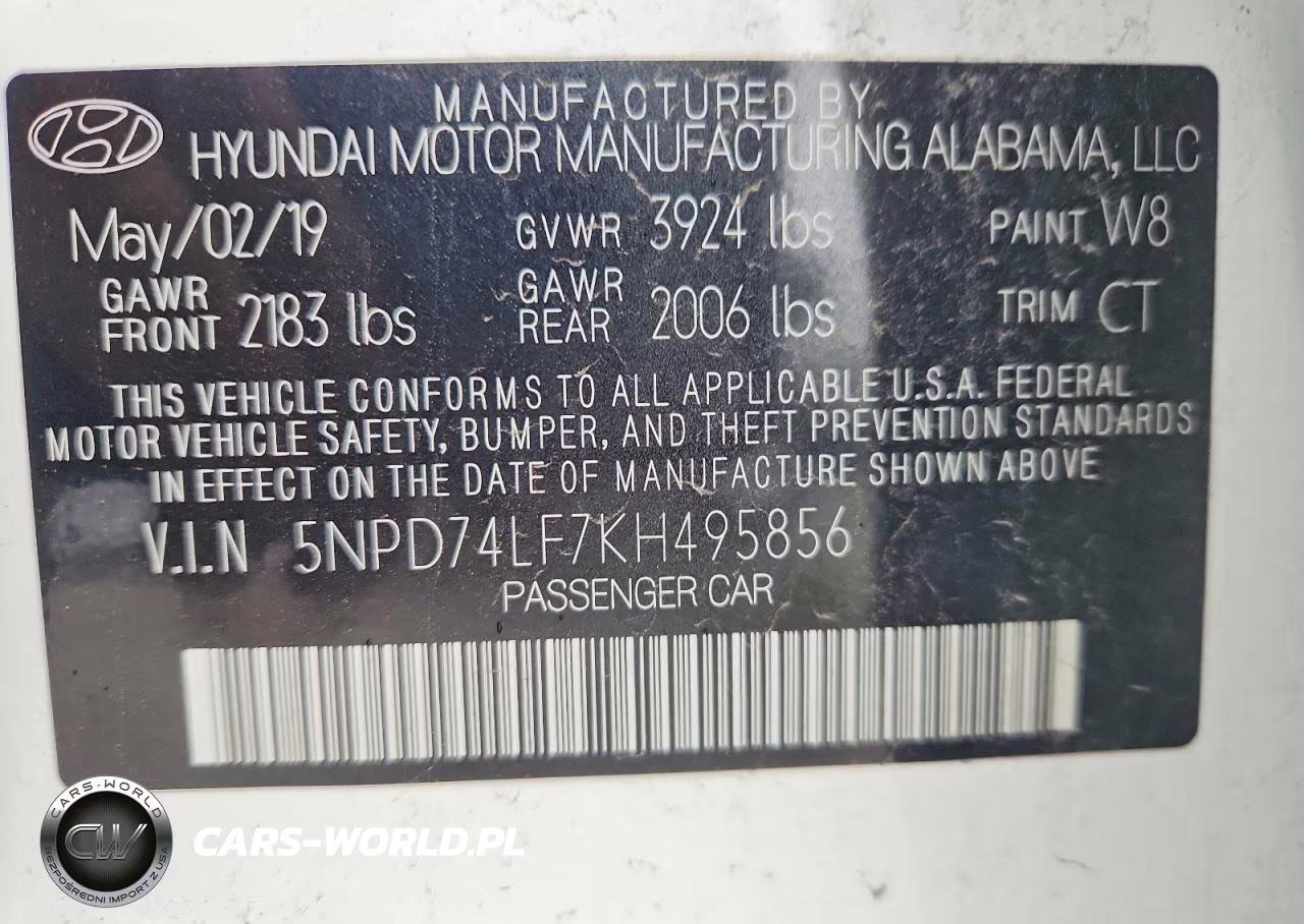 2019 Hyundai Elantra Se VIN:5NPD74LF7KH495856 - 13