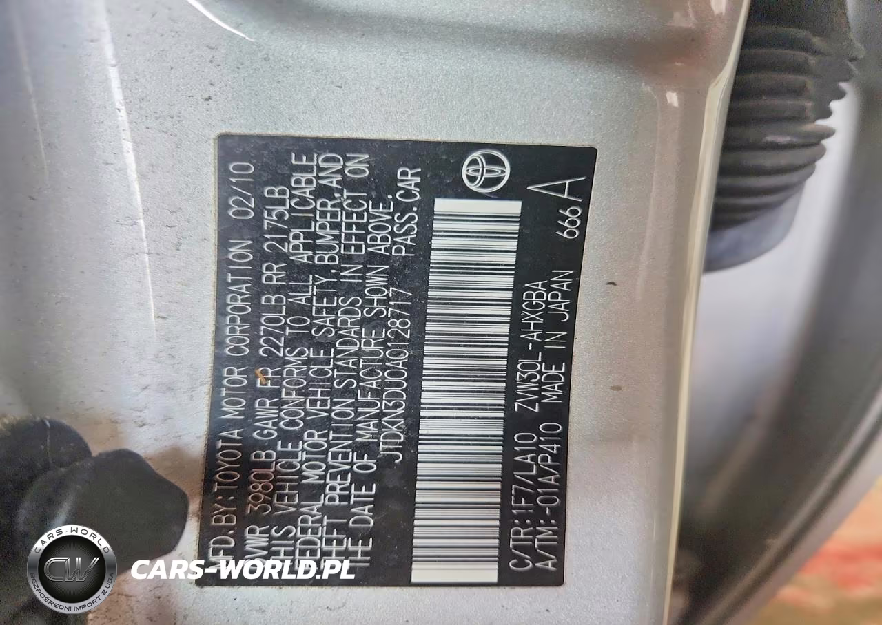 2010 Toyota Prius VIN:JTDKN3DU0A0128717 - 13