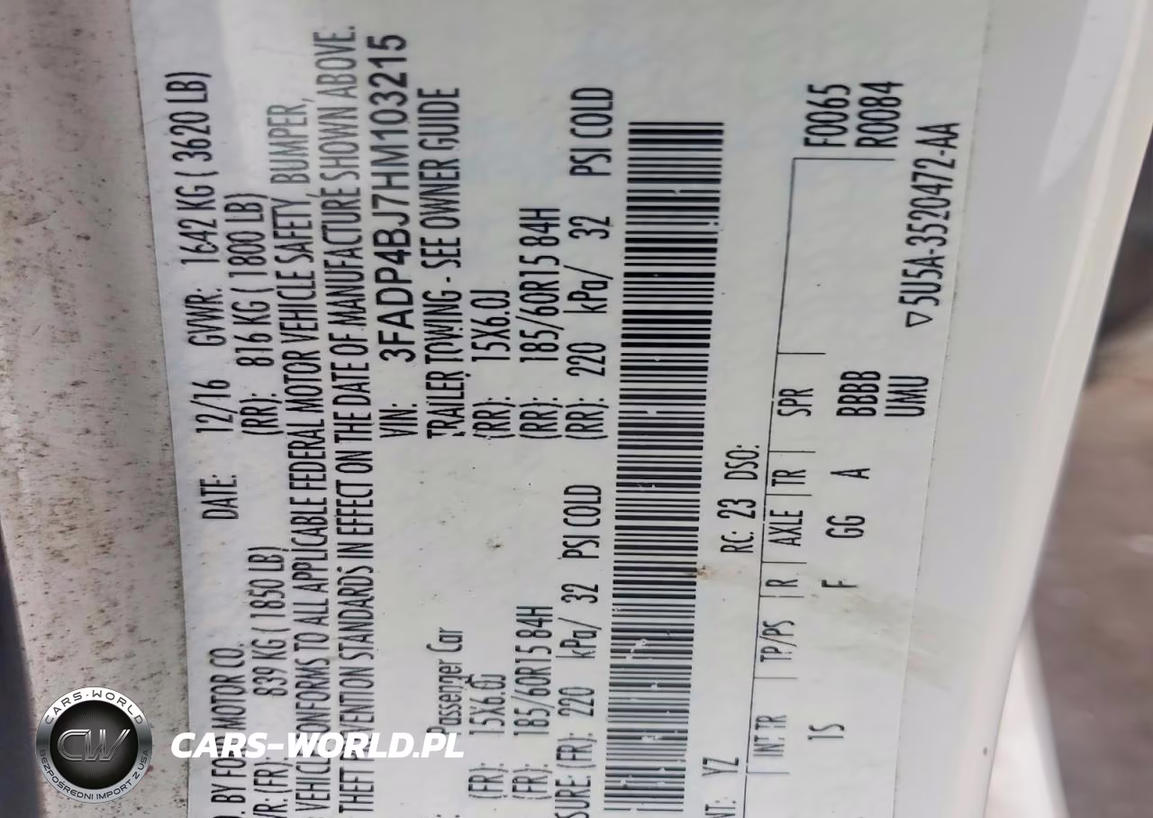 2017 Ford Fiesta Se VIN:3FADP4BJ7HM103215 - 12