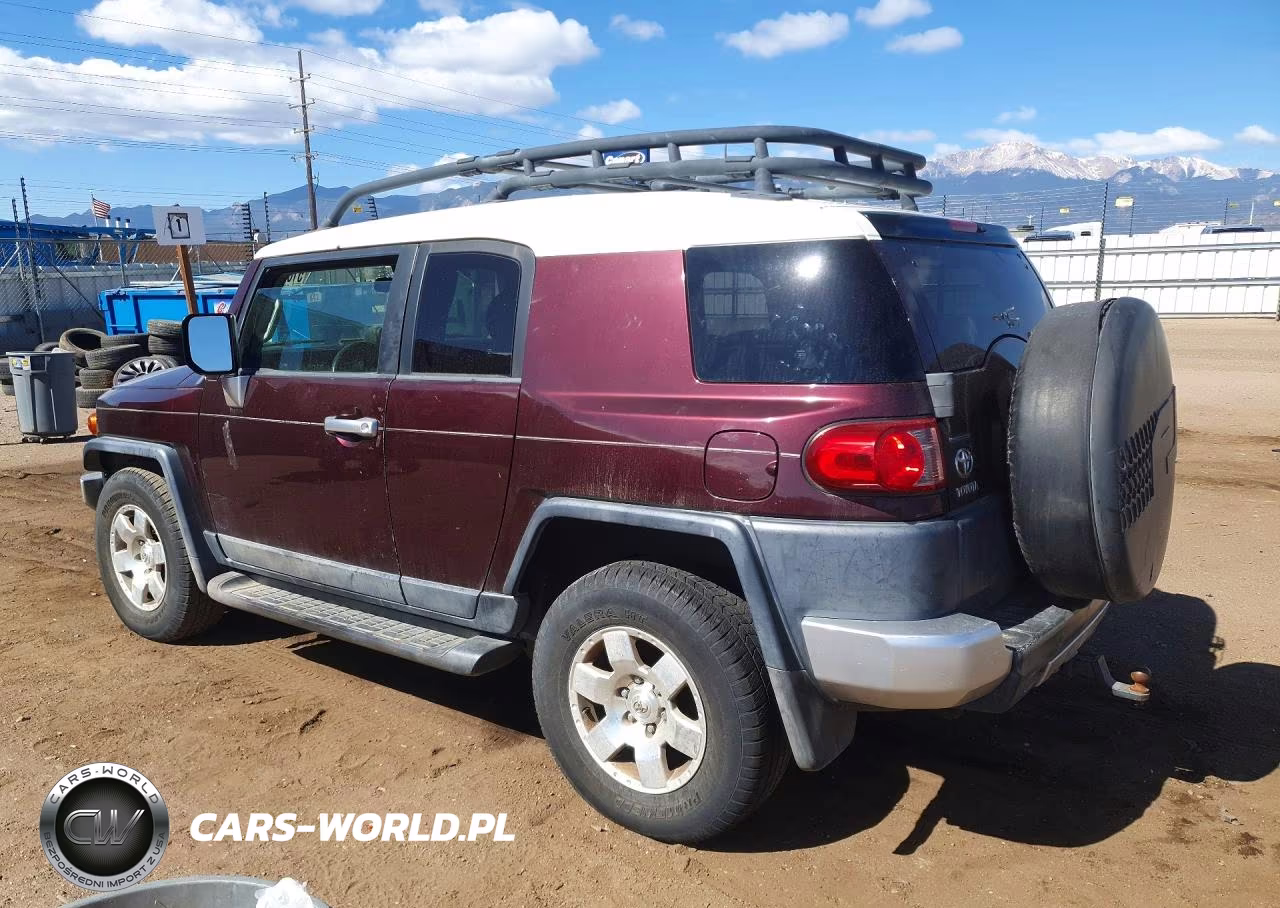 2007 Toyota Fj Cruiser Base VIN:JTEZU11F770012852 - 2