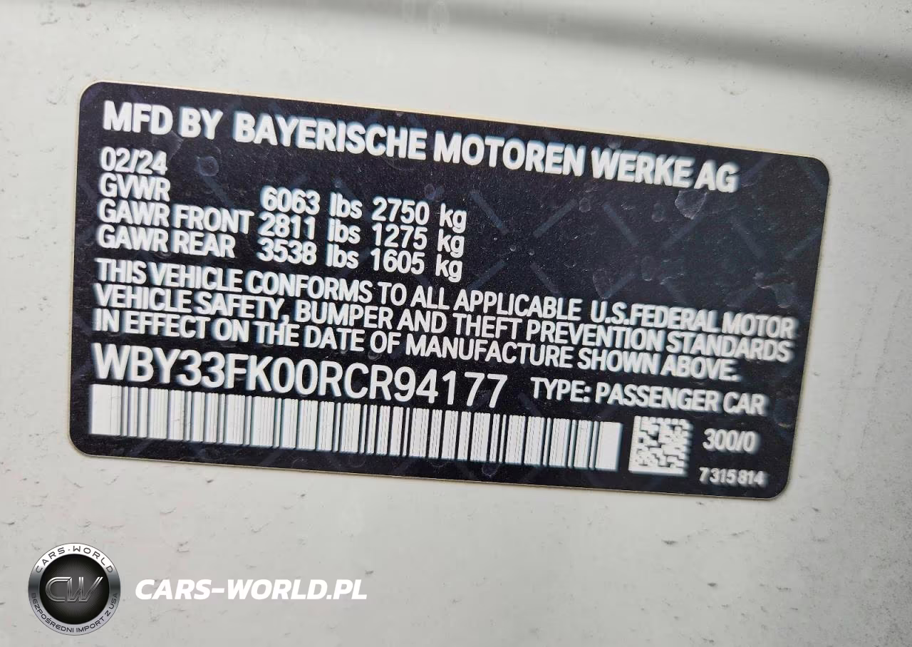 2024 BMW I5 Edrive 40 VIN:WBY33FK00RCR94177 - 12