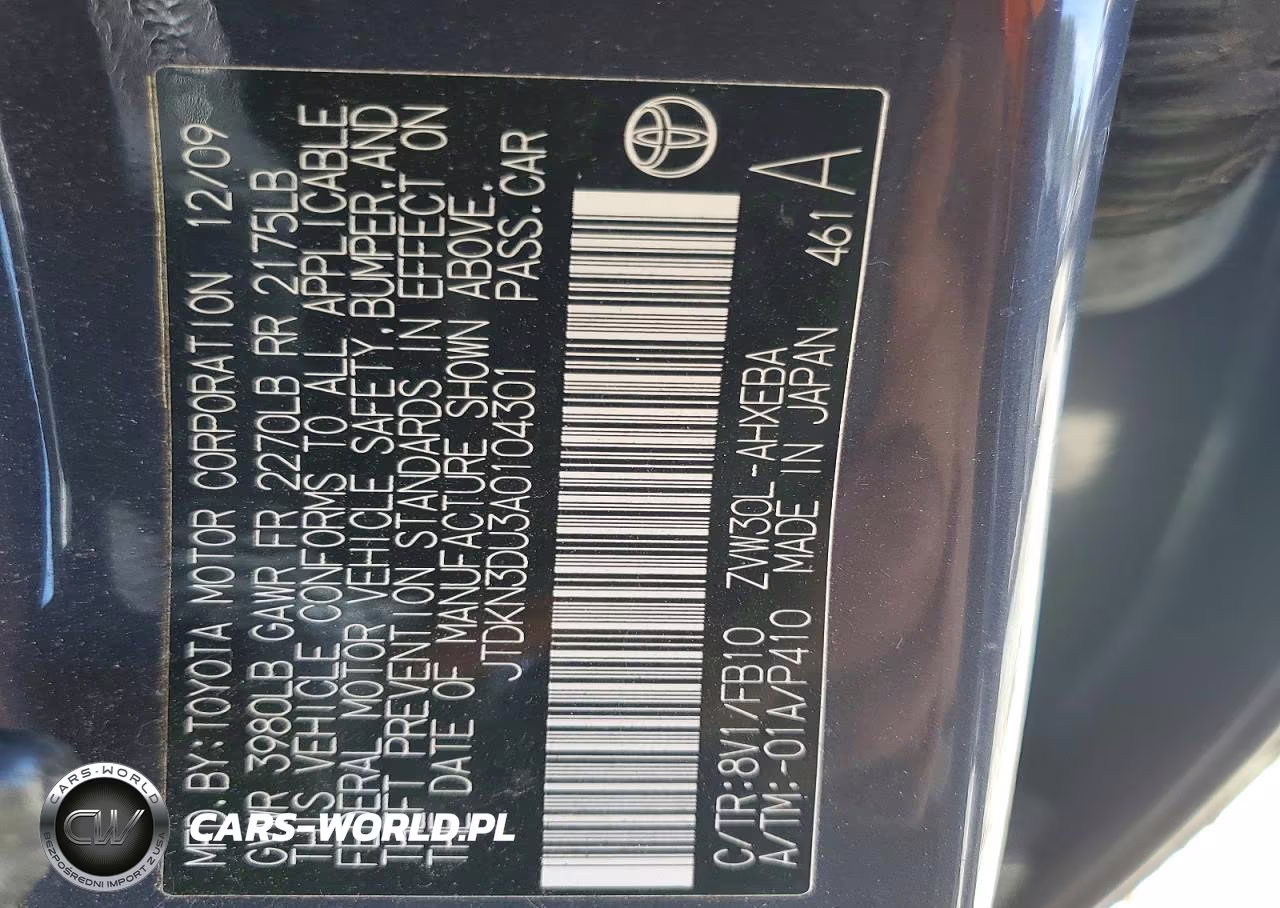 2010 Toyota Prius Iii VIN:JTDKN3DU3A0104301 - 12