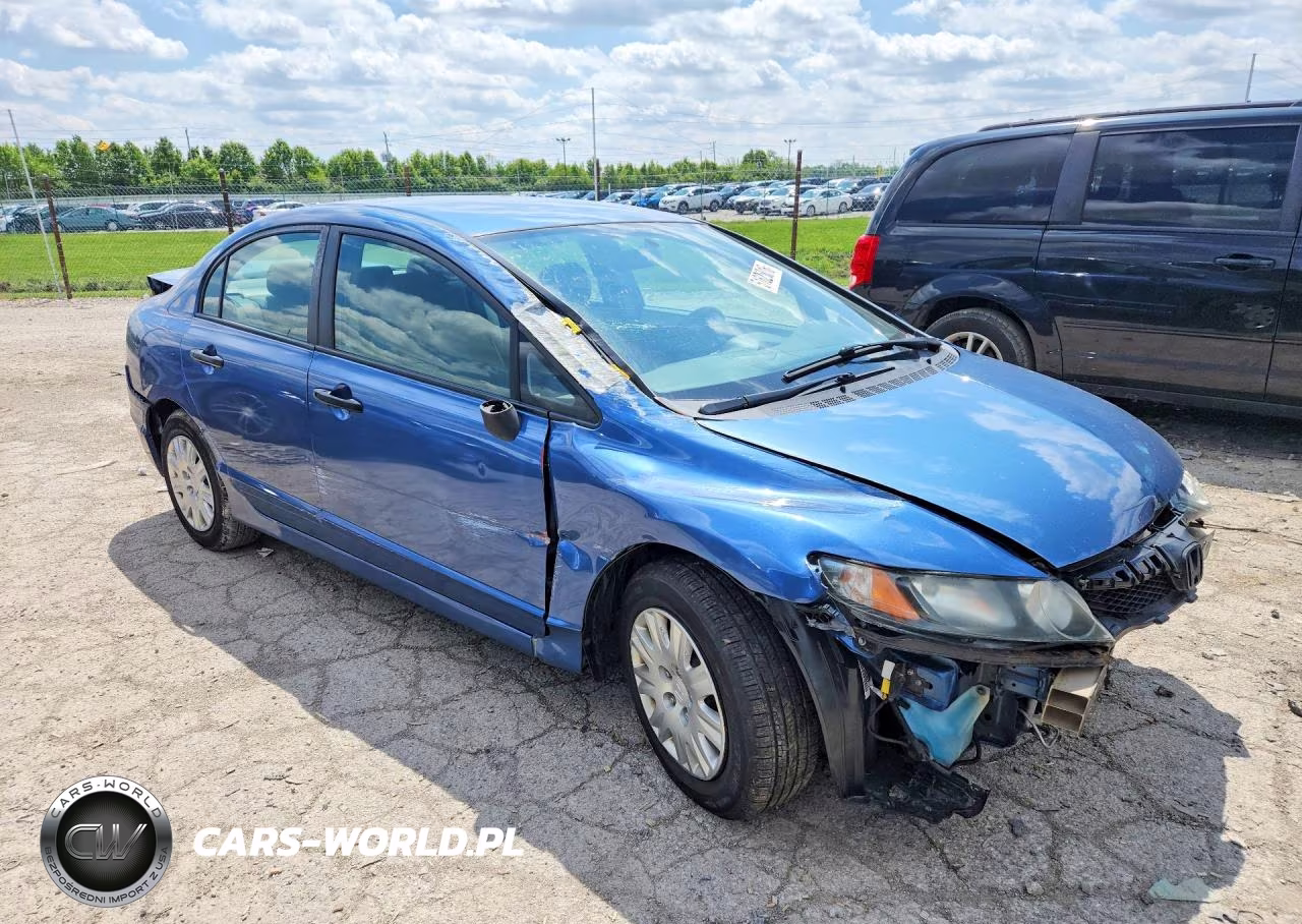 2009 Honda Civic Vp VIN:1HGFA15349L014710 - 4