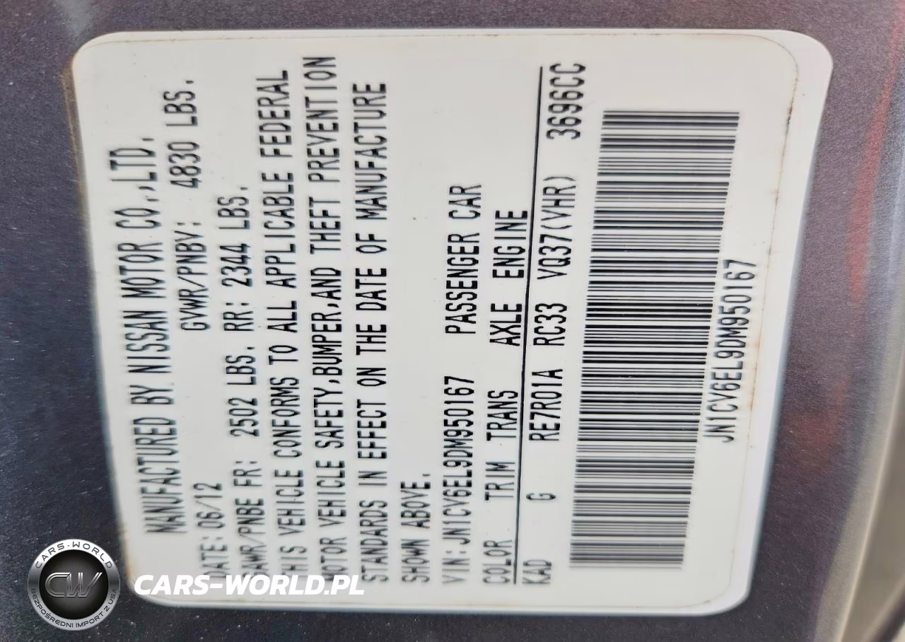 2013 Infiniti G37 Coupe X VIN:JN1CV6EL9DM950167 - 12