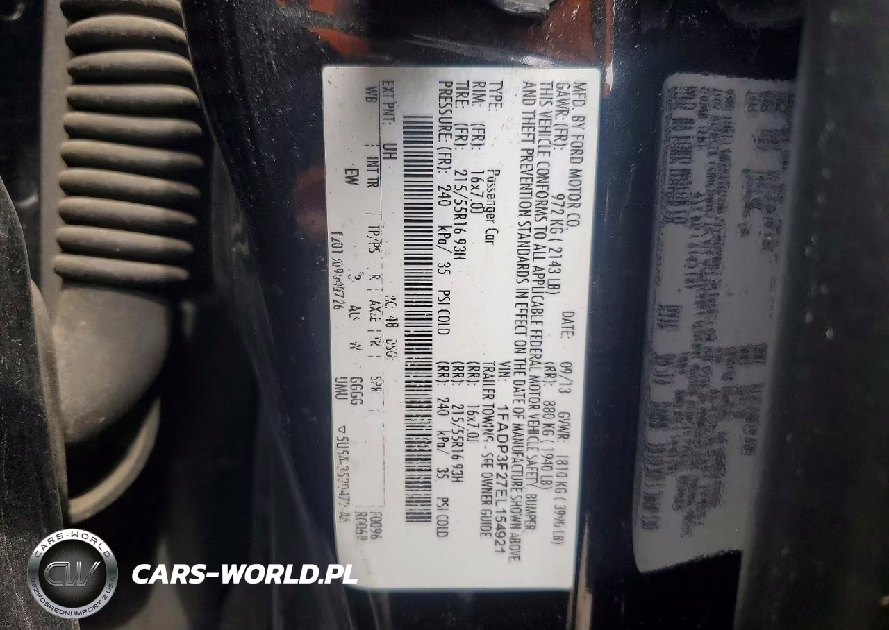 2014 Ford Focus Se VIN:1FADP3F27EL154921 - 12