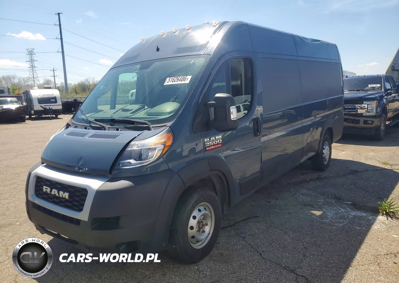 2019 Ram Promaster 3500 Cargo Van High Roof 159 Wb Ext