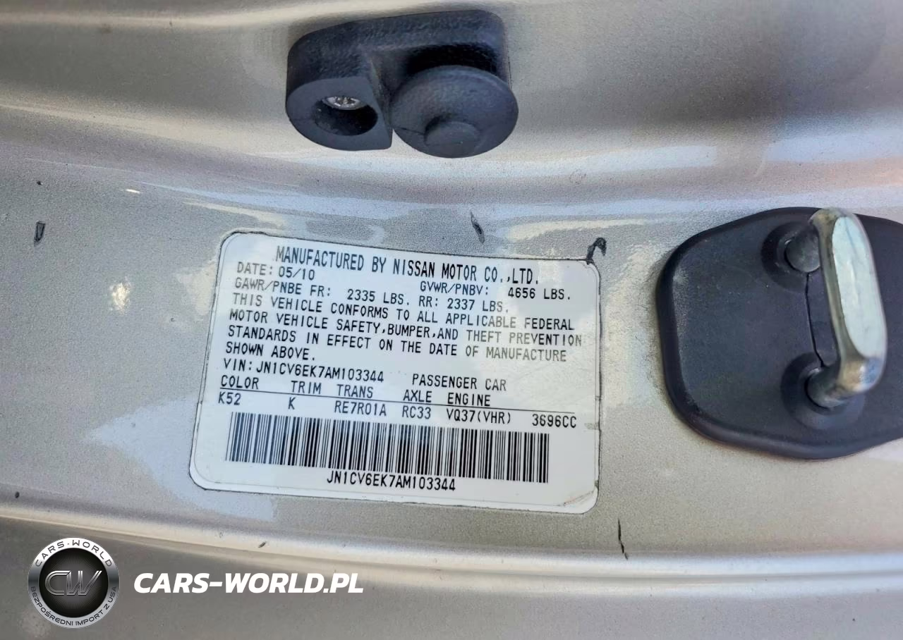 2010 Infiniti G37 Coupe Base VIN:JN1CV6EK7AM103344 - 12
