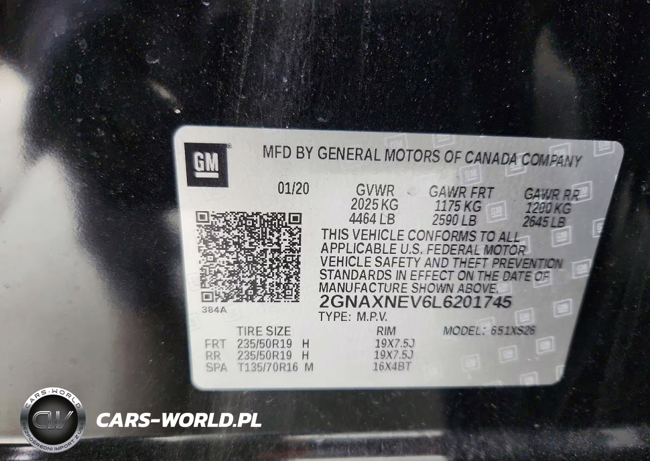2020 Chevrolet Equinox Premier VIN:2GNAXNEV6L6201745 - 14
