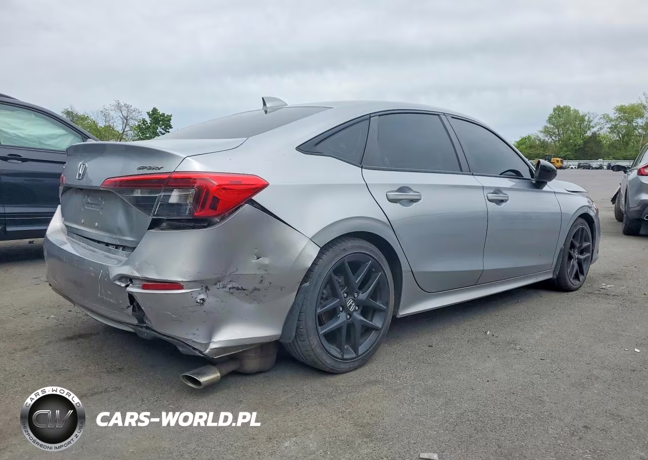 2022 Honda Civic Sport VIN:2HGFE2F57NH603249 - 3