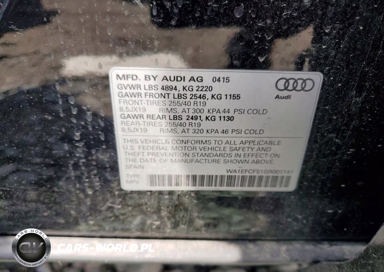 2016 Audi Q3 Premium Plus VIN:WA1EFCFS1GR001141 - 13