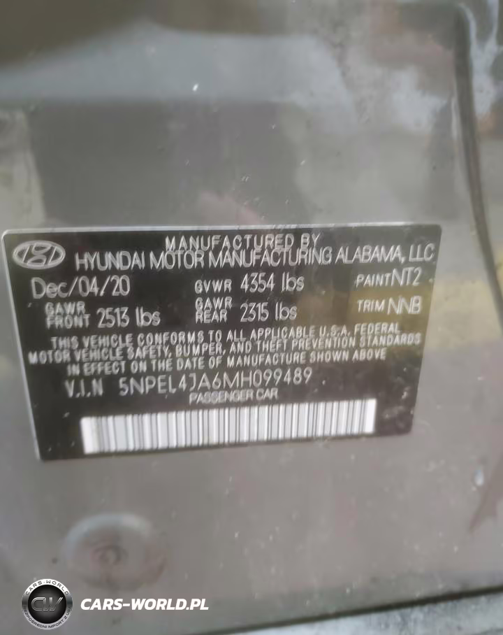 2021 Hyundai Sonata Sel VIN:5NPEL4JA6MH099489 - 12