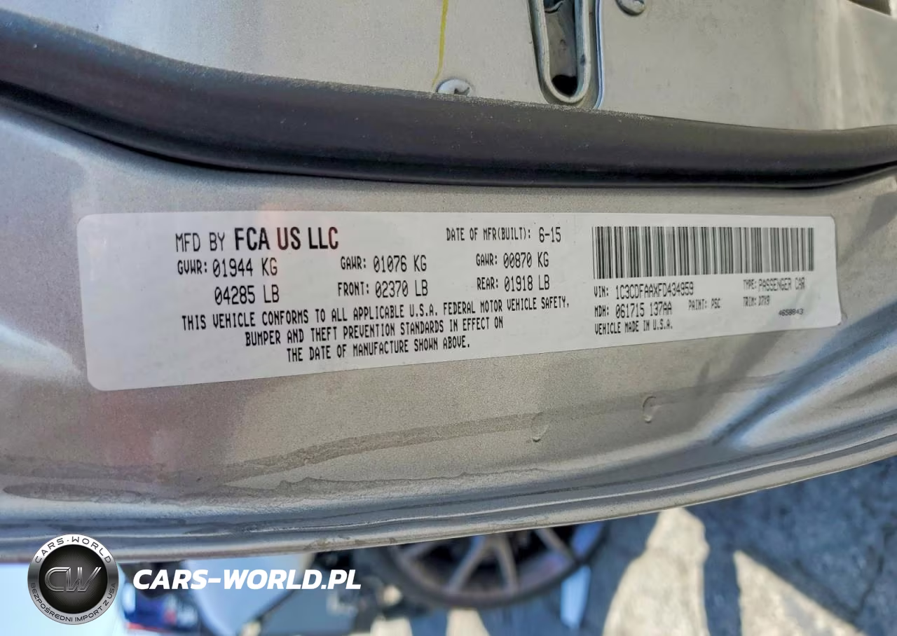 2015 Dodge Dart Se VIN:1C3CDFAAXFD434959 - 12