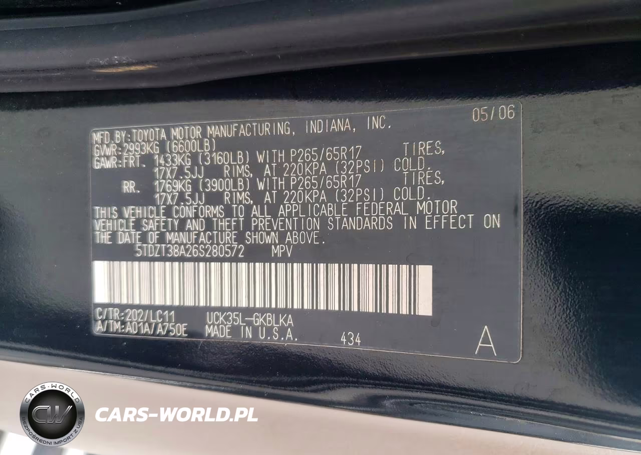 2006 Toyota Sequoia Limited VIN:5TDZT38A26S280572 - 13