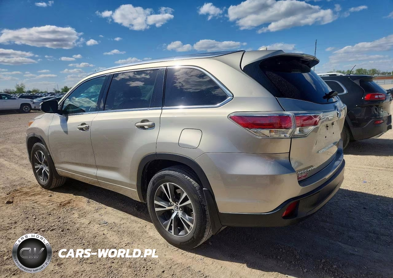 2016 Toyota Highlander Xle VIN:5TDJKRFH7GS256949 - 2