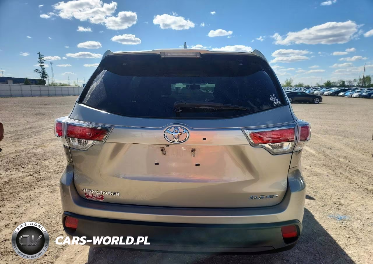 2016 Toyota Highlander Xle VIN:5TDJKRFH7GS256949 - 6