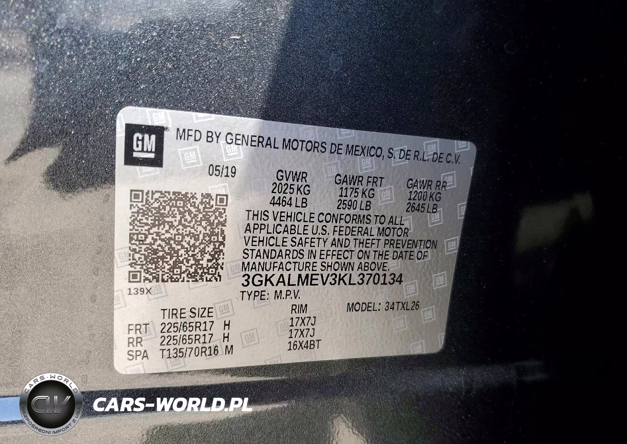 2019 GMC Terrain Sle VIN:3GKALMEV3KL370134 - 13