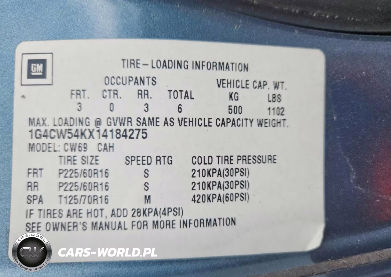 2001 Buick Park Avenue VIN:1G4CW54KX14184275 - 12