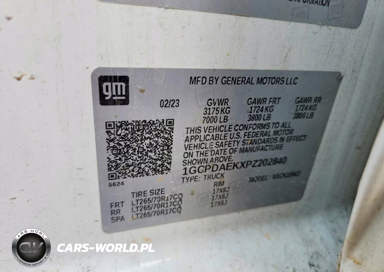2023 Chevrolet Silverado K1500 VIN:1GCPDAEKXPZ202840 - 12