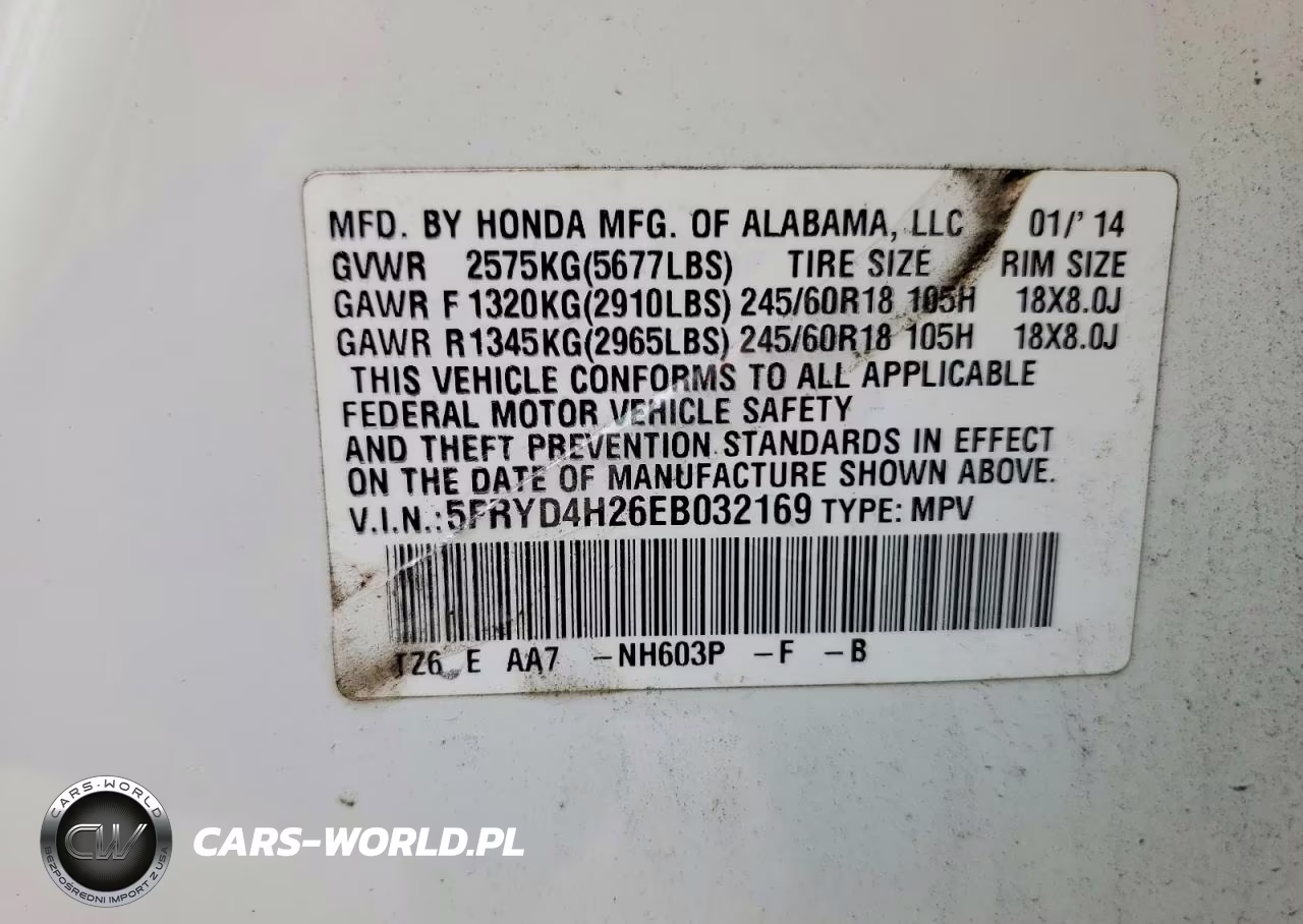 2014 Acura Mdx VIN:5FRYD4H26EB032169 - 13