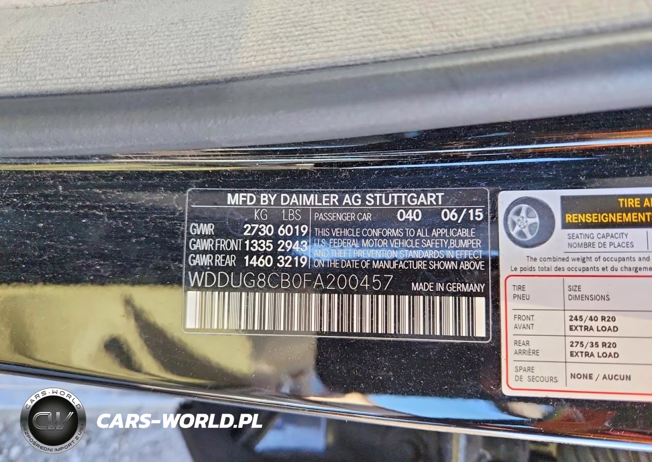 2015 Mercedes S550 VIN:WDDUG8CB0FA200457 - 13
