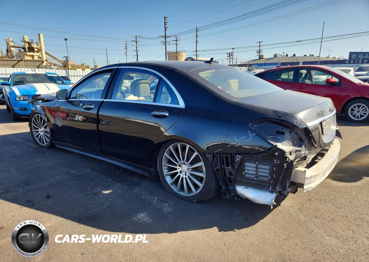 2015 Mercedes S550 VIN:WDDUG8CB0FA200457 - 2