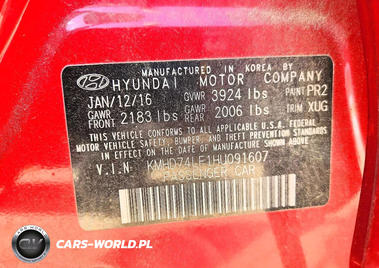 2017 Hyundai Elantra Se VIN:KMHD74LF1HU091607 - 13