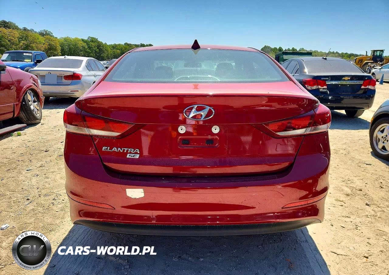 2017 Hyundai Elantra Se VIN:KMHD74LF1HU091607 - 6