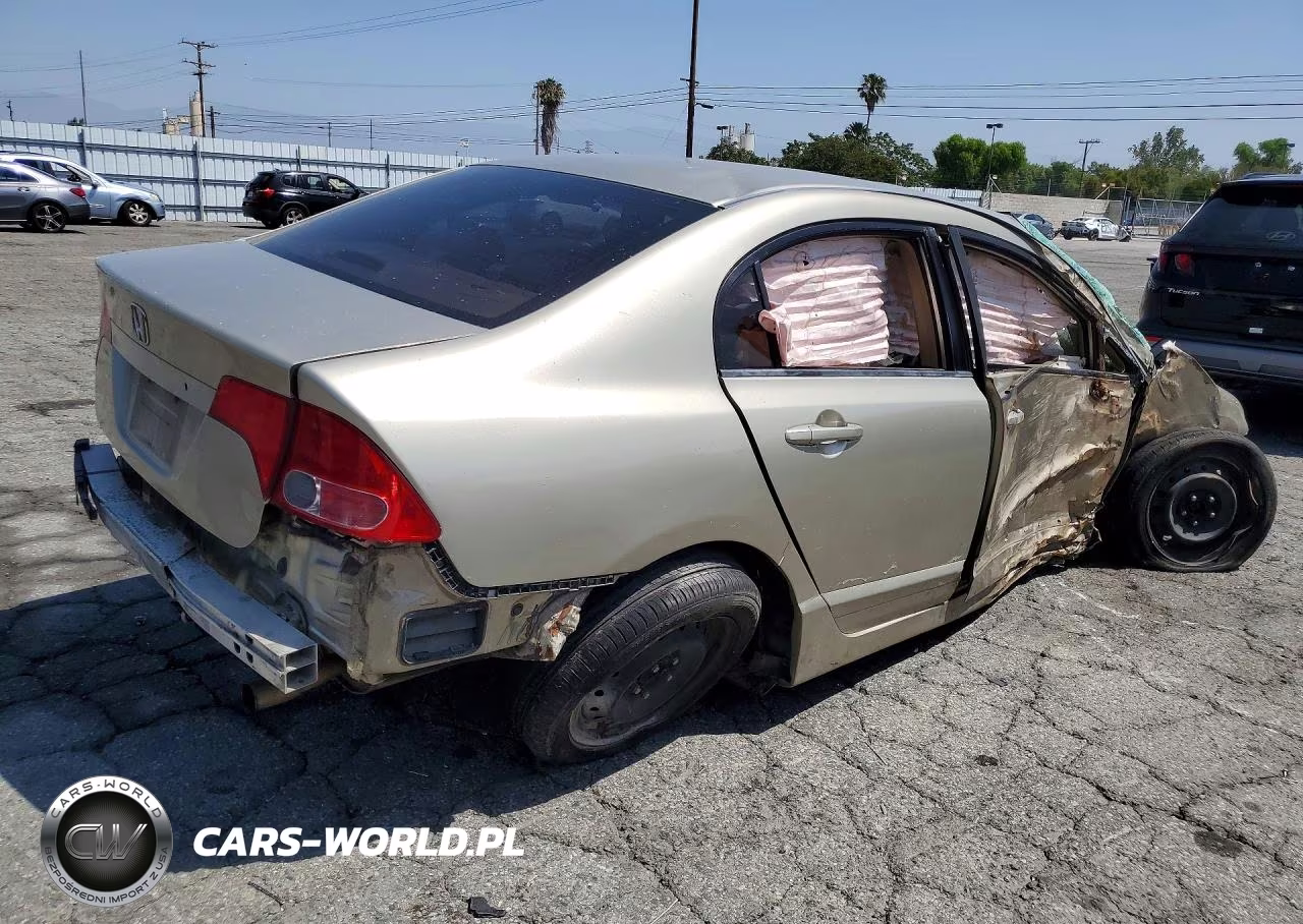 2008 Honda Civic Lx VIN:1HGFA16588L082426 - 3