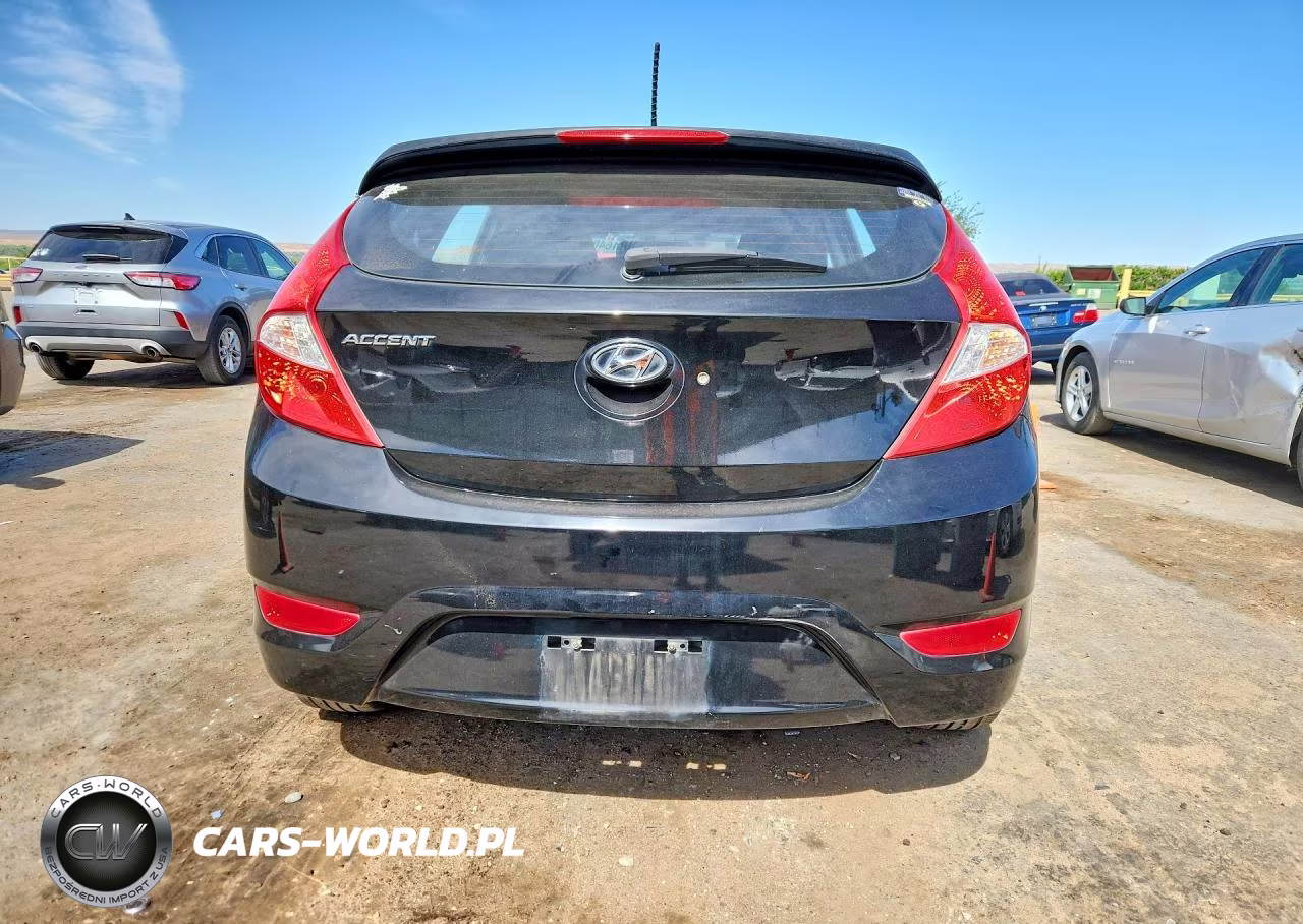 2012 Hyundai Accent Gls VIN:KMHCU5AEXDU061424 - 6