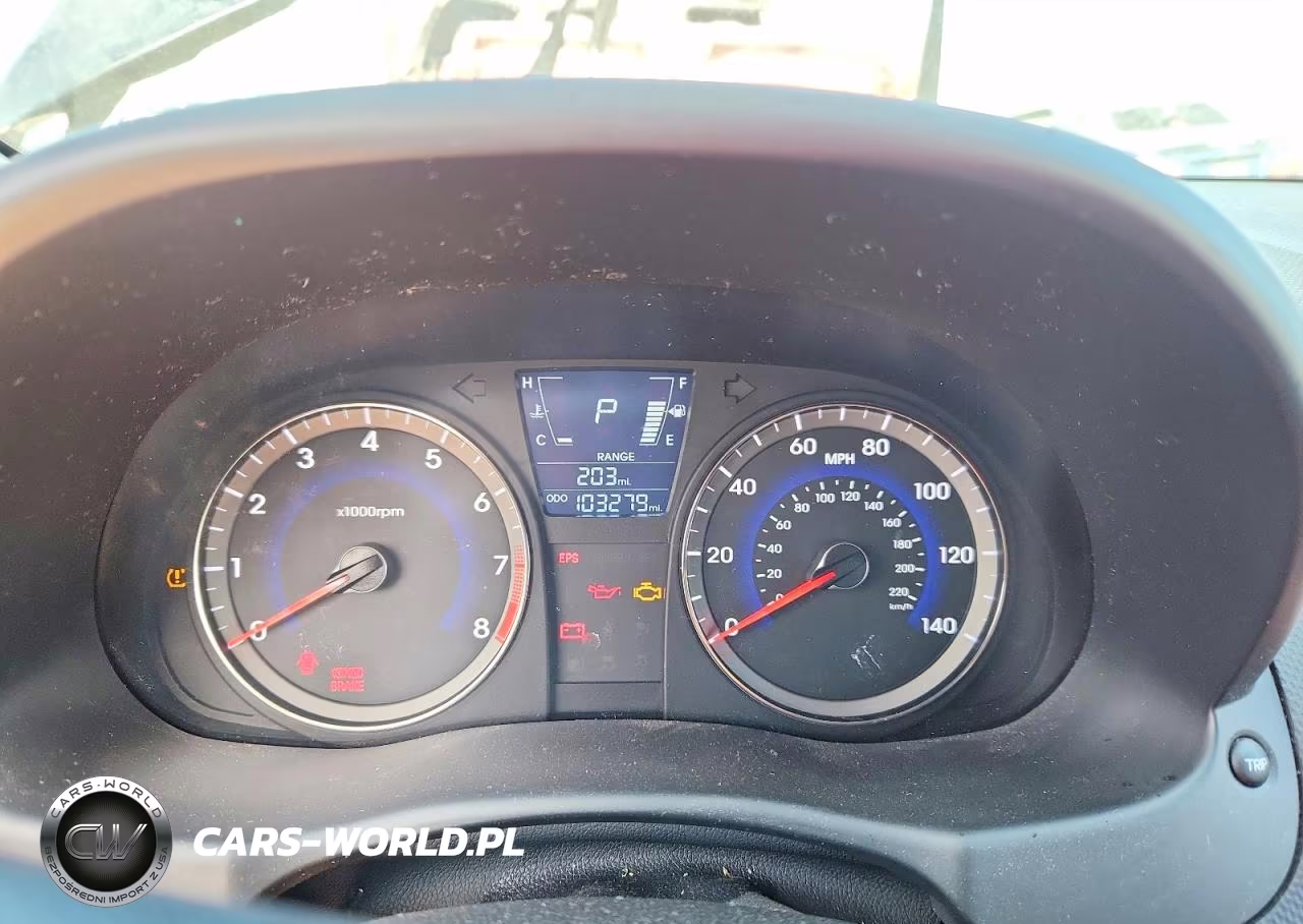 2012 Hyundai Accent Gls VIN:KMHCU5AEXDU061424 - 9