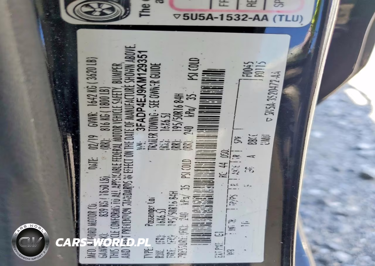 2019 Ford Fiesta Se VIN:3FADP4EJ9KM129351 - 14