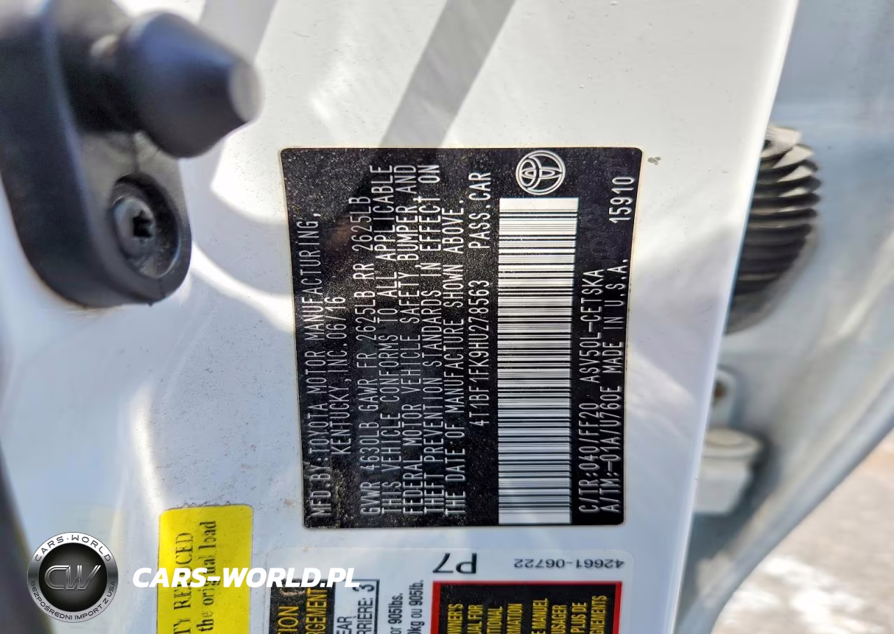 2017 Toyota Camry Le VIN:4T1BF1FK9HU278563 - 12