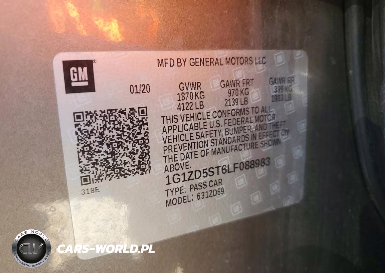 2020 Chevrolet Malibu Lt VIN:1G1ZD5ST6LF088983 - 13