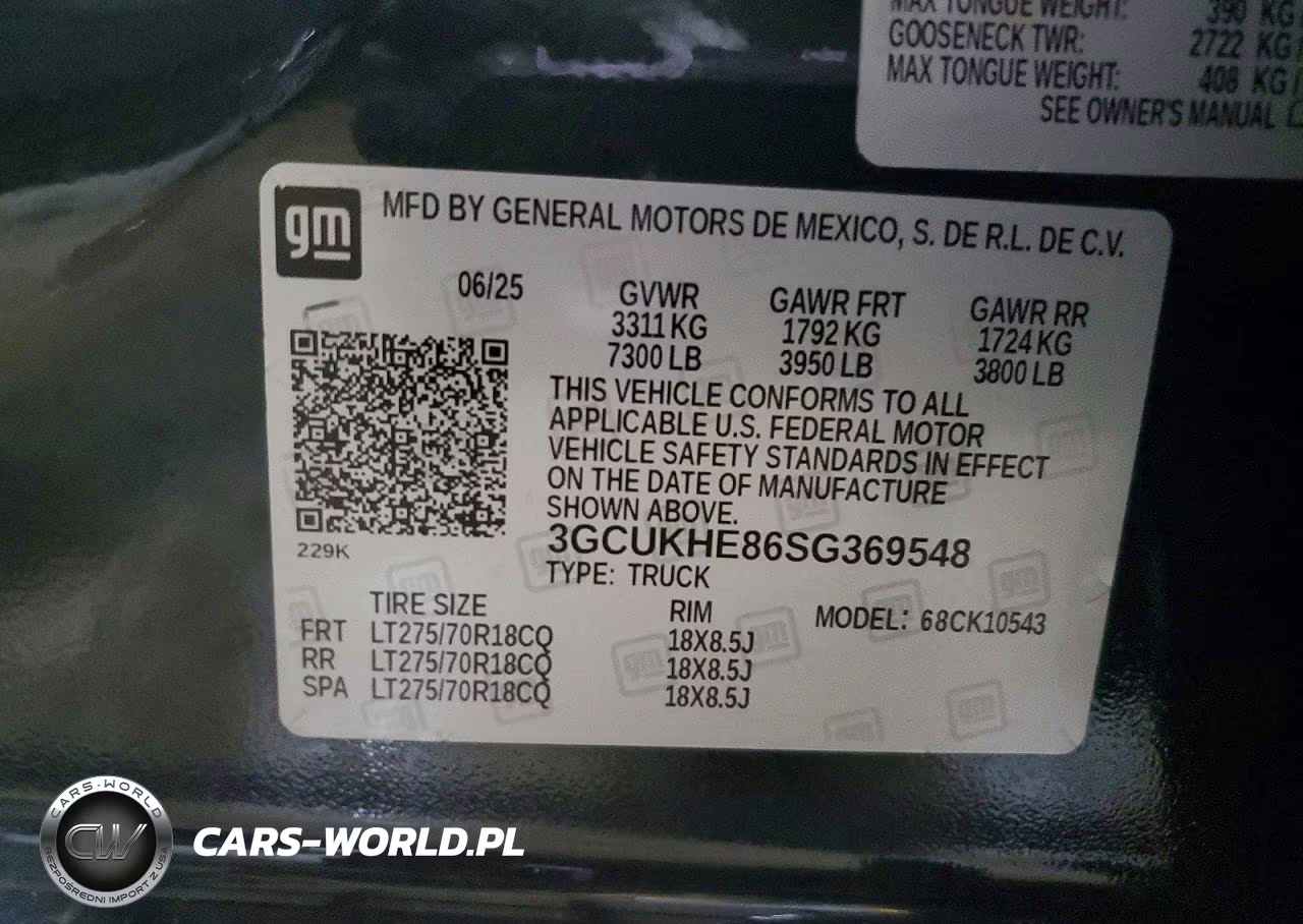 2025 Chevrolet Silverado K1500 Zr2 VIN:3GCUKHE86SG369548 - 13