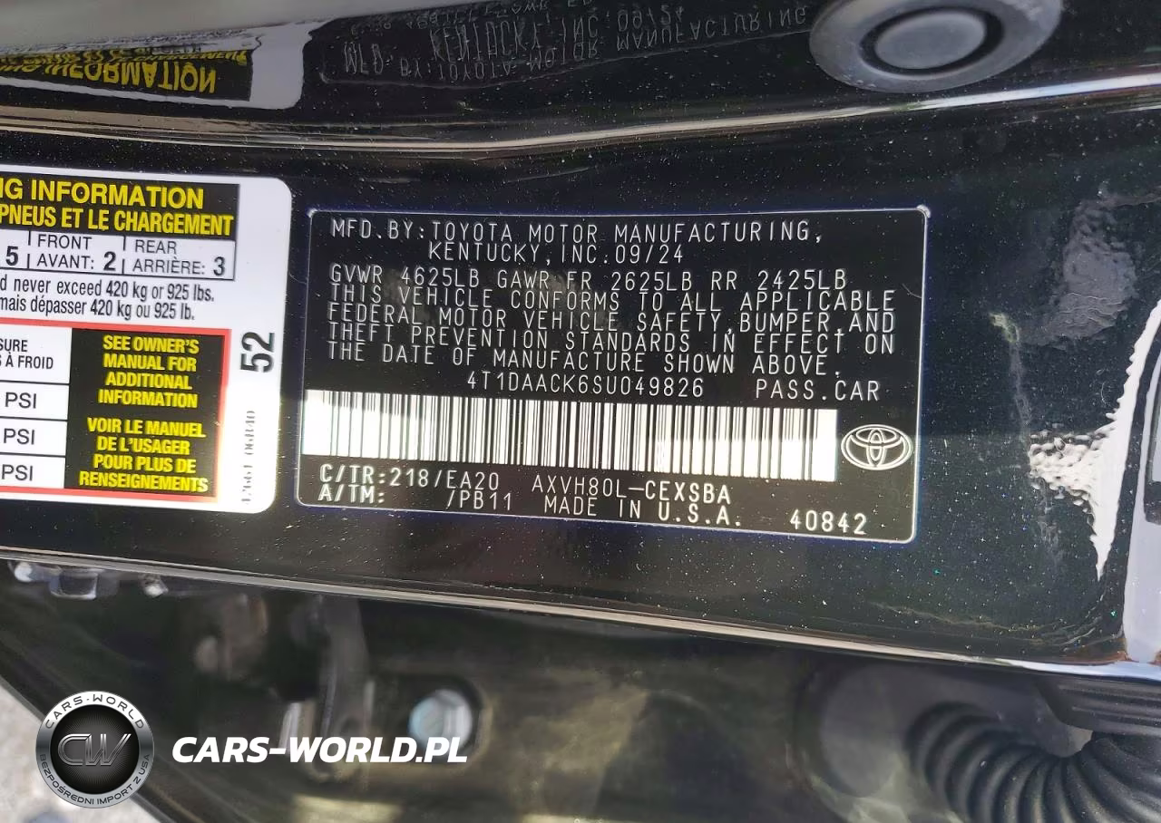 2025 Toyota Camry Se VIN:4T1DAACK6SU049826 - 12