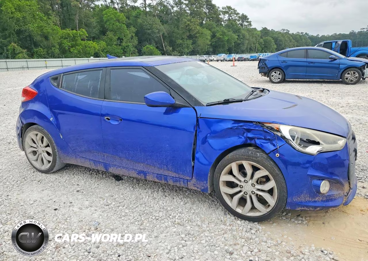 2013 Hyundai Veloster Base VIN:KMHTC6AD9DU117983 - 4