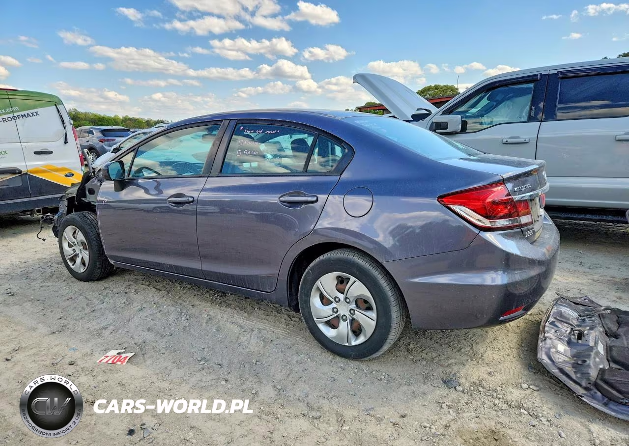 2015 Honda Civic Lx VIN:19XFB2F54FE274434 - 2