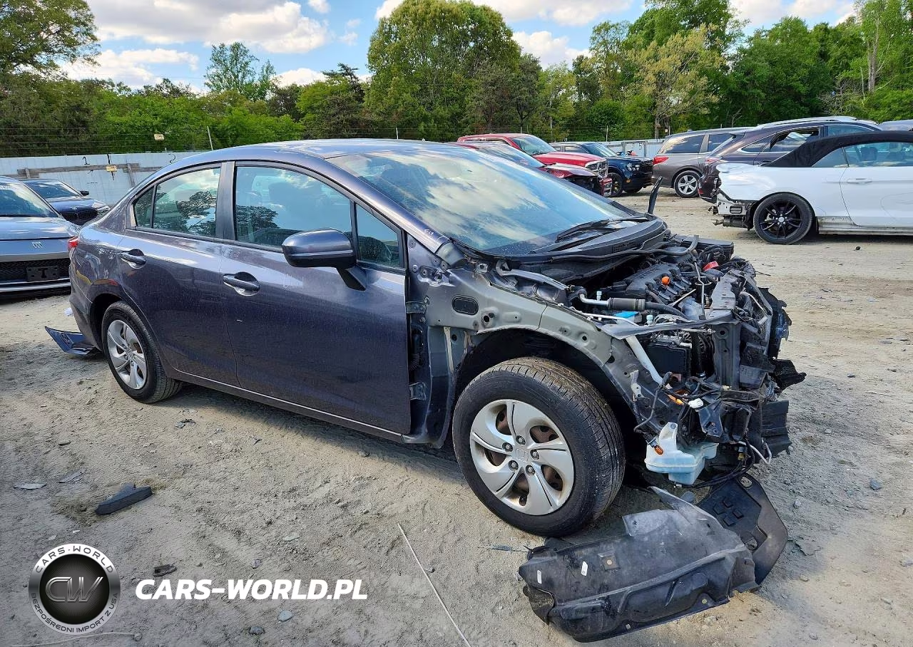2015 Honda Civic Lx VIN:19XFB2F54FE274434 - 4