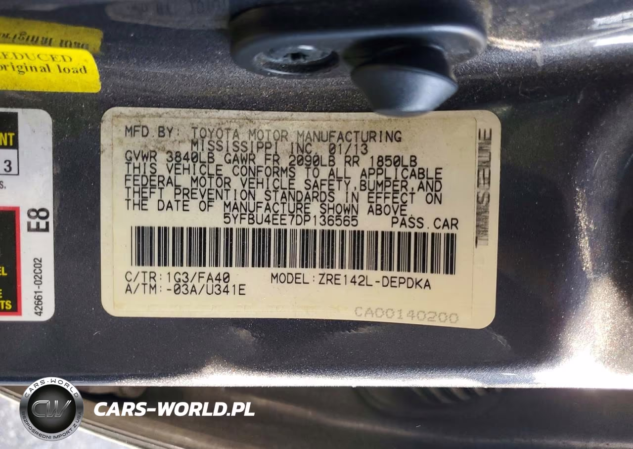 2013 Toyota Corolla L VIN:5YFBU4EE7DP136565 - 12