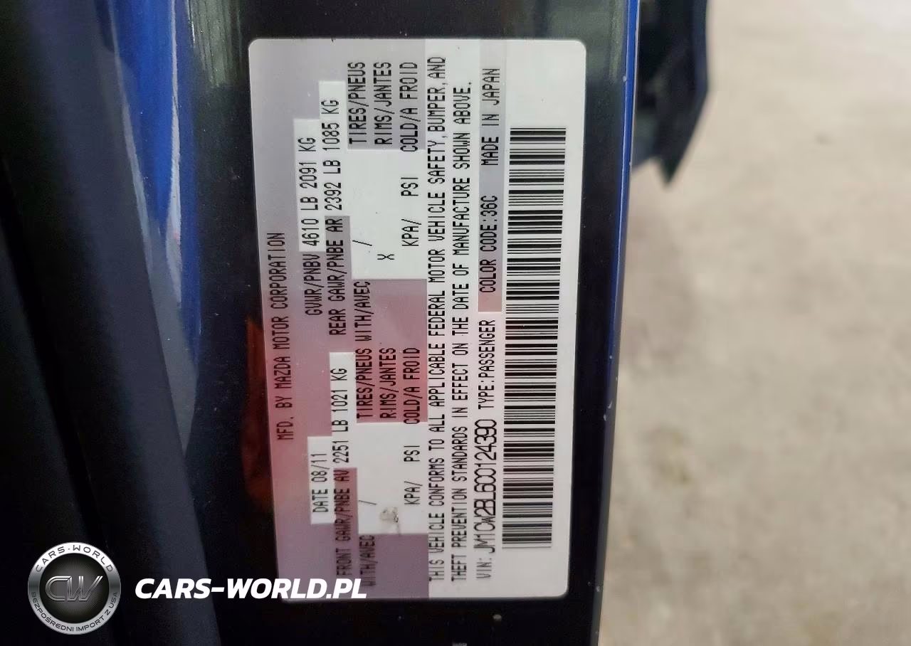 2012 Mazda 5 VIN:JM1CW2BL6C0124390 - 13