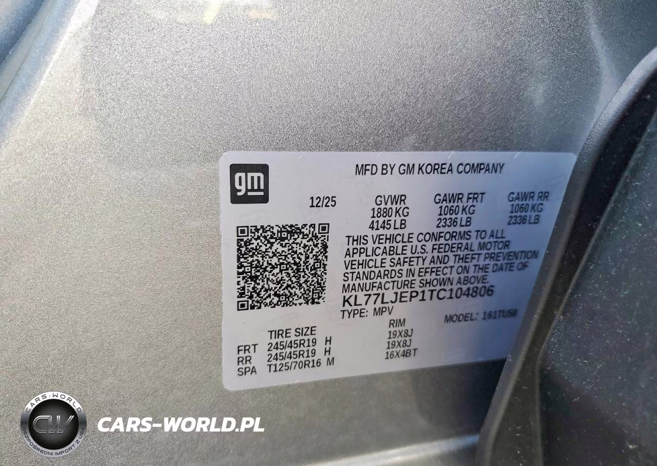 2026 Chevrolet Trax 2Rs VIN:KL77LJEP1TC104806 - 14