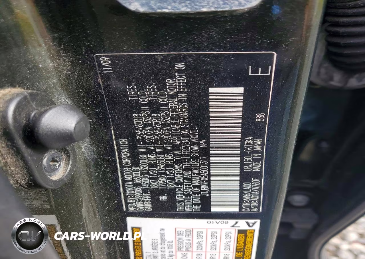 2010 Lexus Gx 460 VIN:JTJBM7FX5A5001317 - 13
