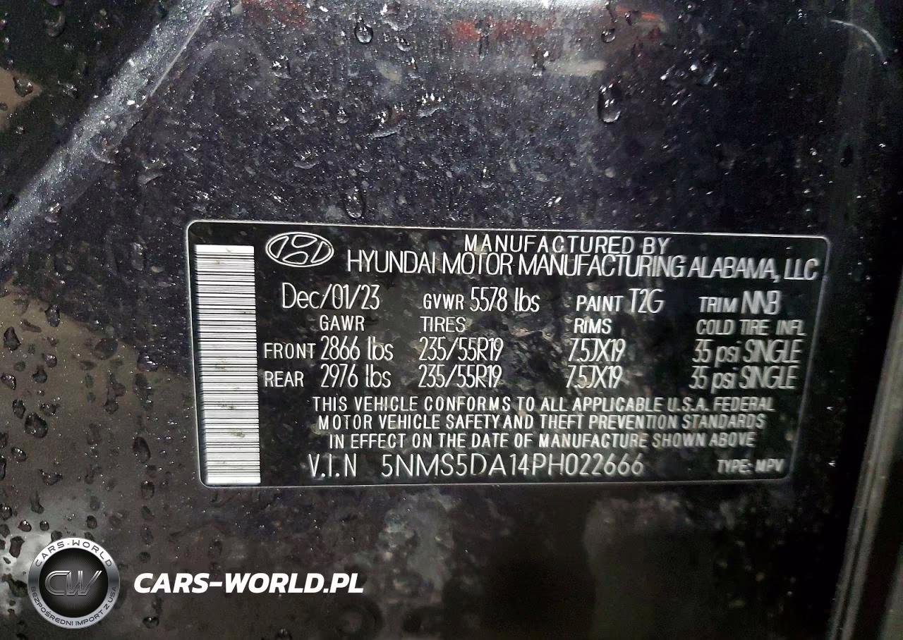 2023 Hyundai Santa Fe Limited VIN:5NMS5DA14PH022666 - 13