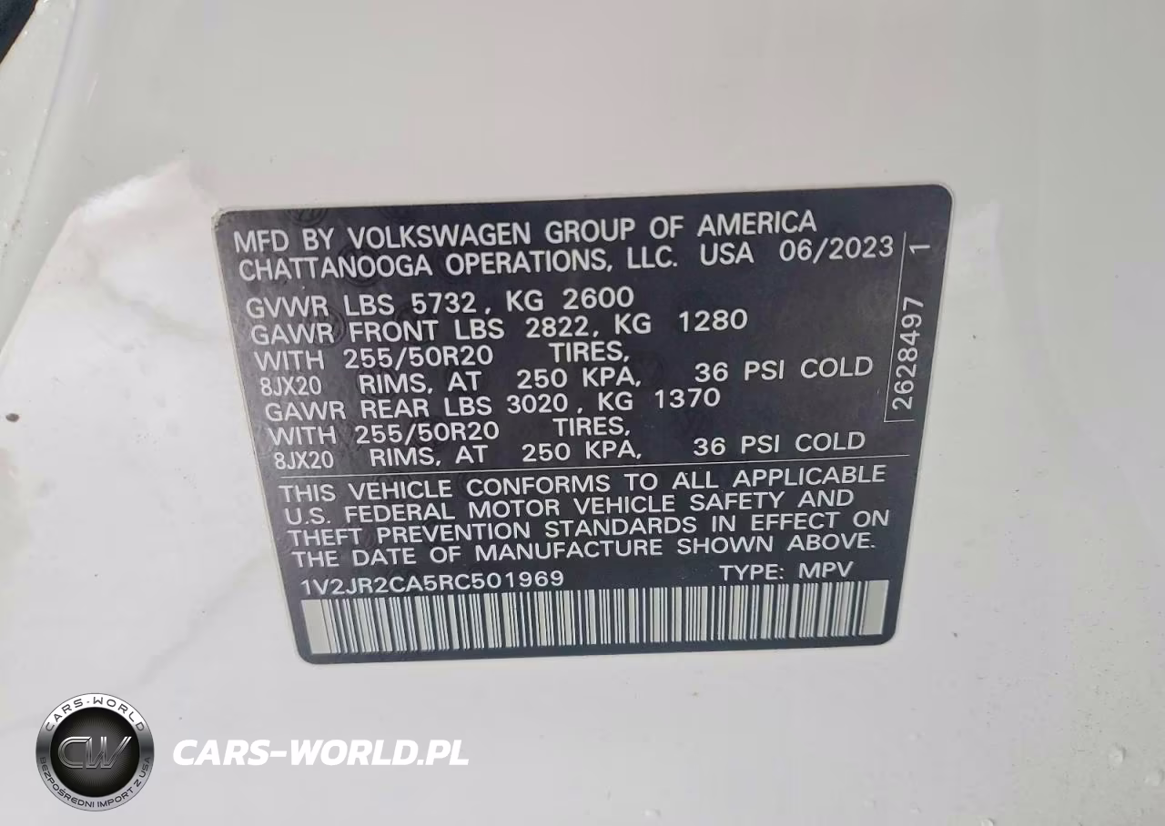 2024 Volkswagen Atlas Se VIN:1V2JR2CA5RC501969 - 13