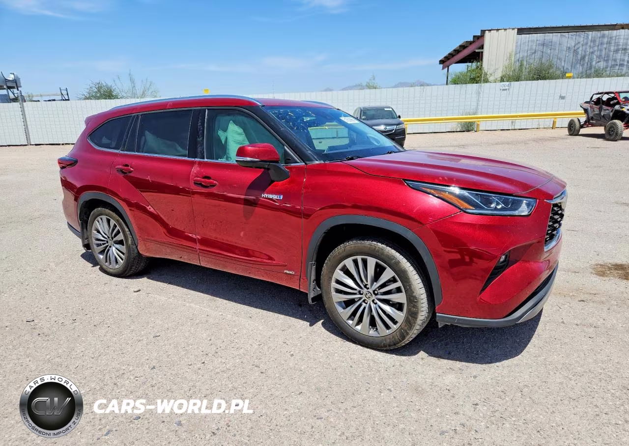 2021 Toyota Highlander Hybrid Platinum VIN:5TDEBRCH4MS051851 - 4