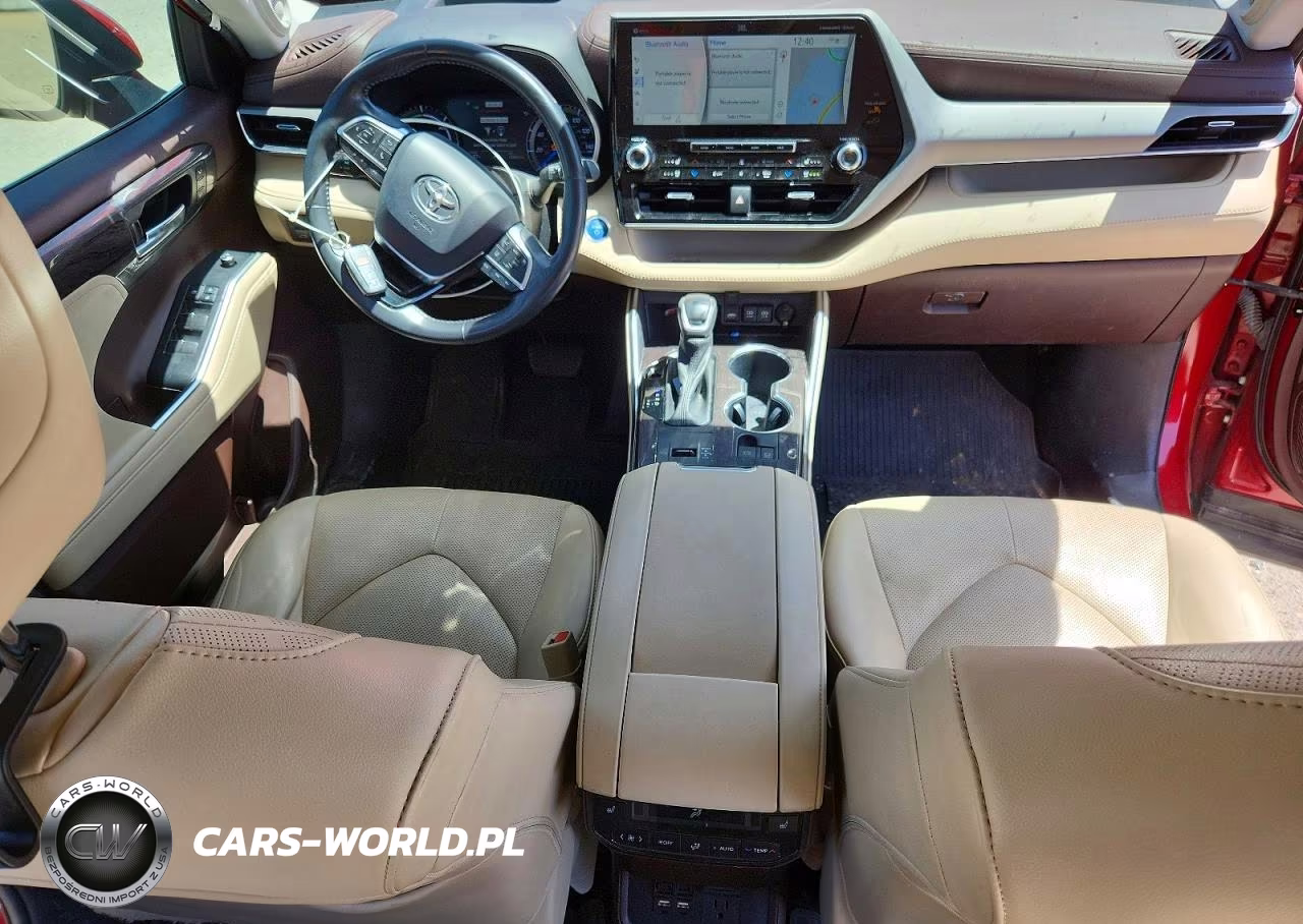 2021 Toyota Highlander Hybrid Platinum VIN:5TDEBRCH4MS051851 - 8