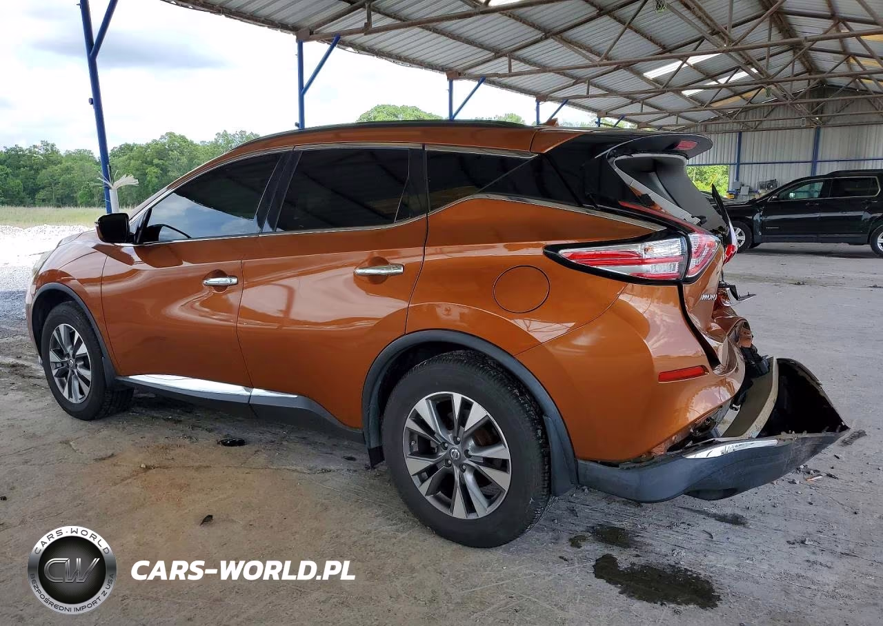 2015 Nissan Murano Sv VIN:5N1AZ2MH0FN285554 - 2